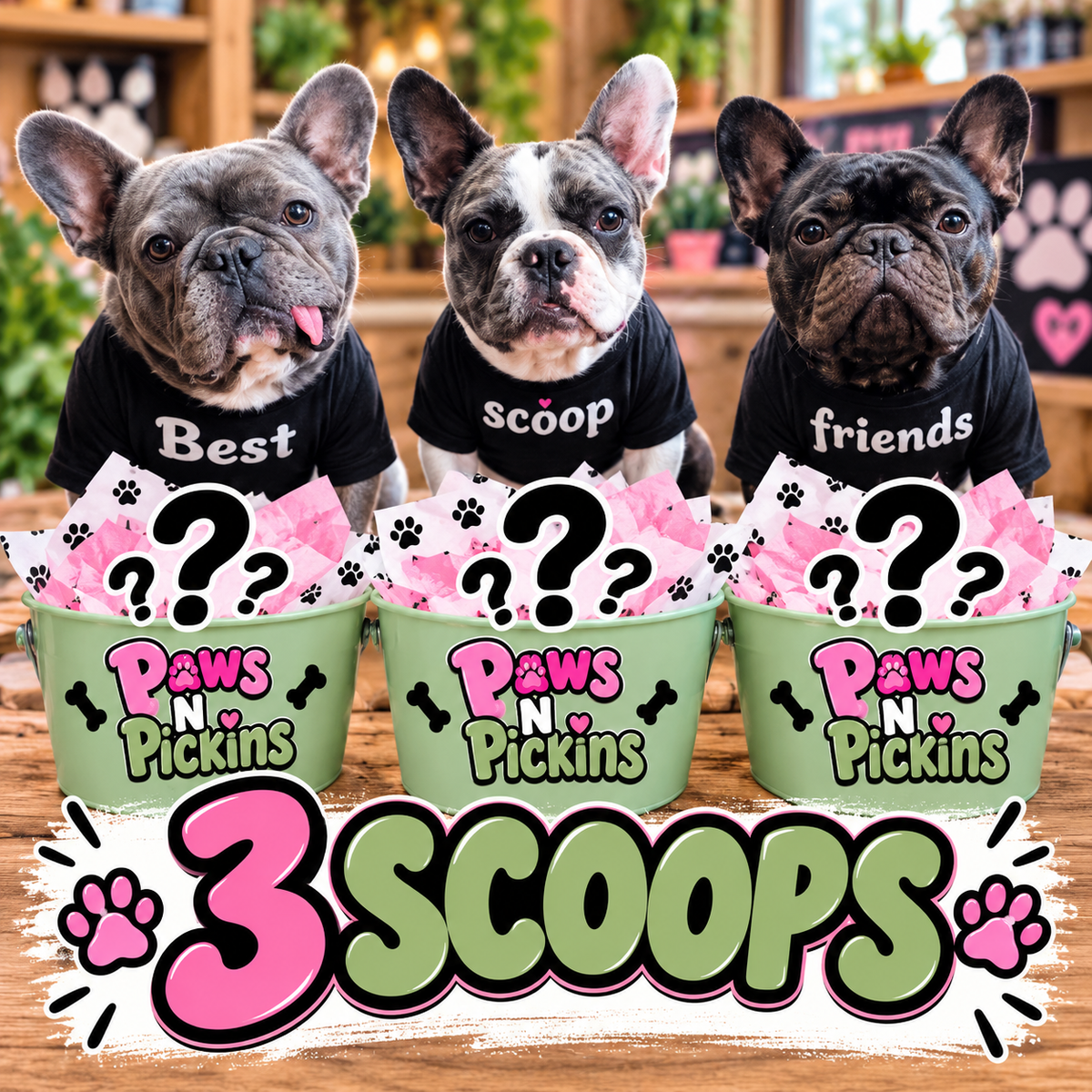 3 Mystery Scoops – Triple the Fun!!